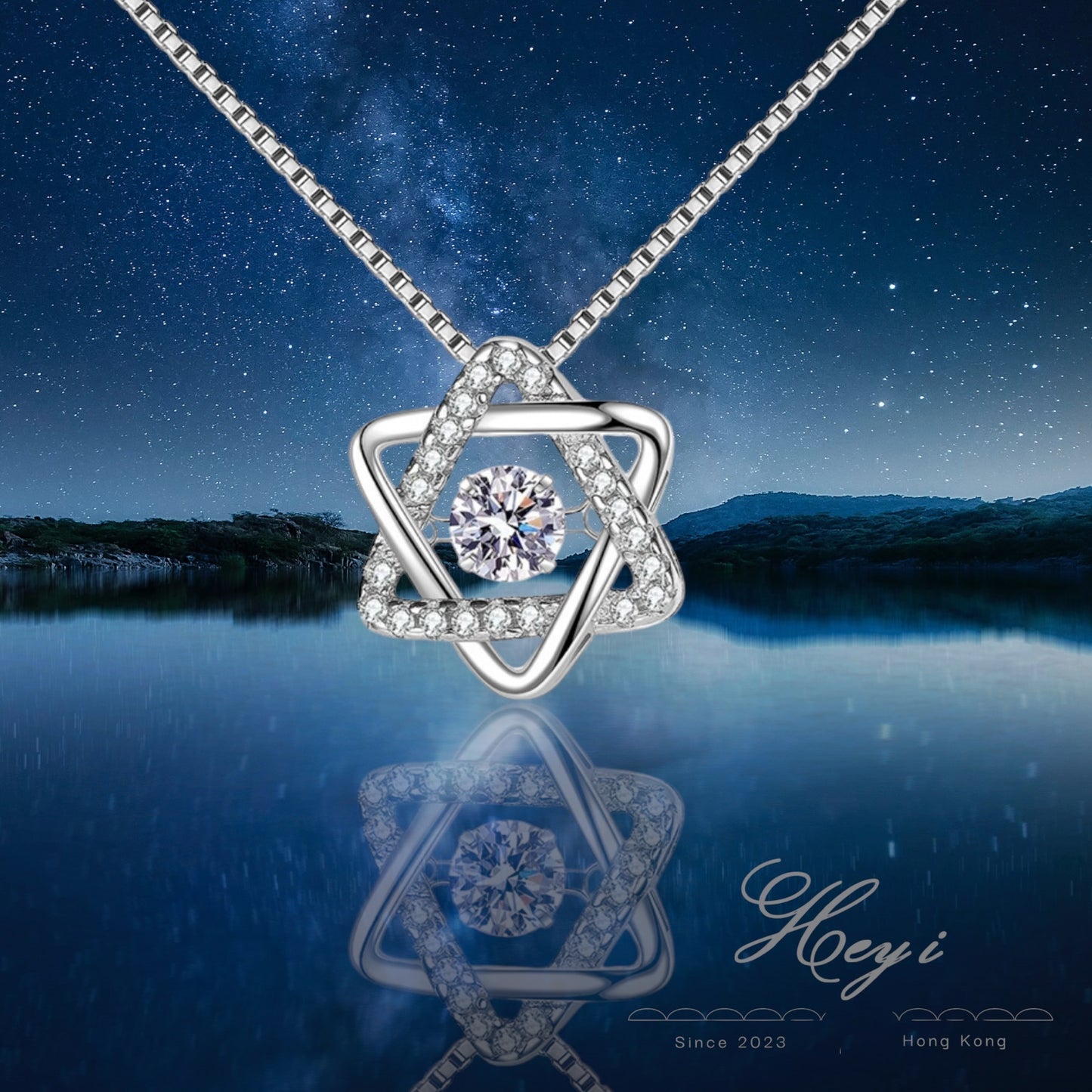 Moissanite Necklace - 0.5 Carat