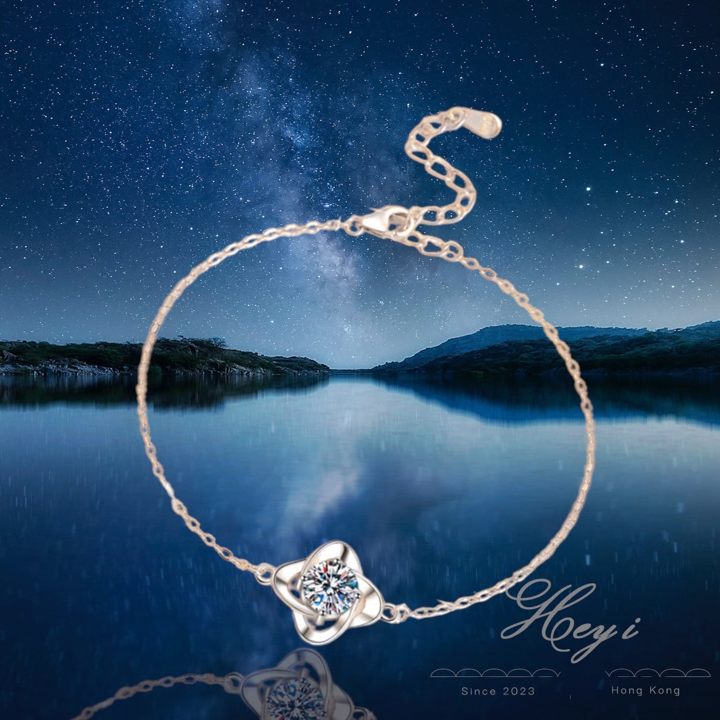 Moissanite Bracelet 1 Carat (FaithHK#27)