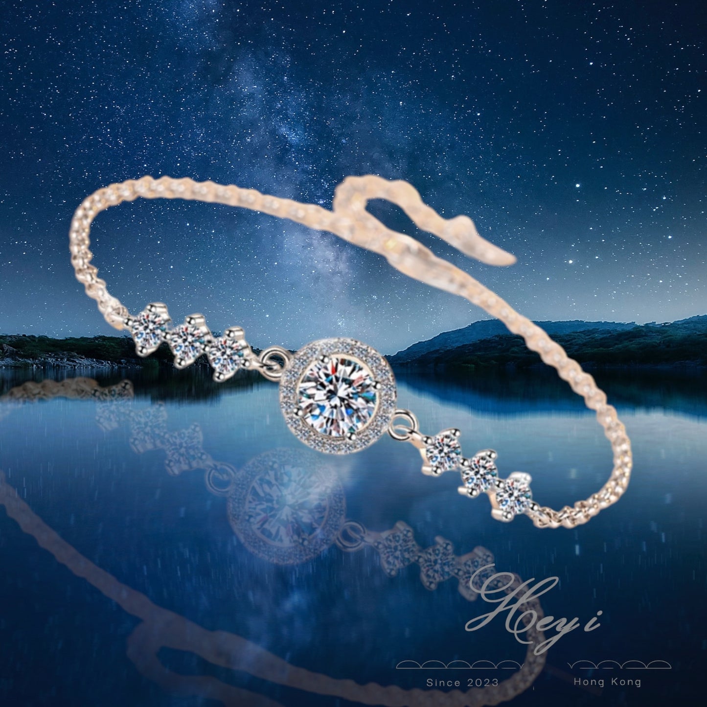 Moissanite Bracelet 1 Carat (FaithHK#28)