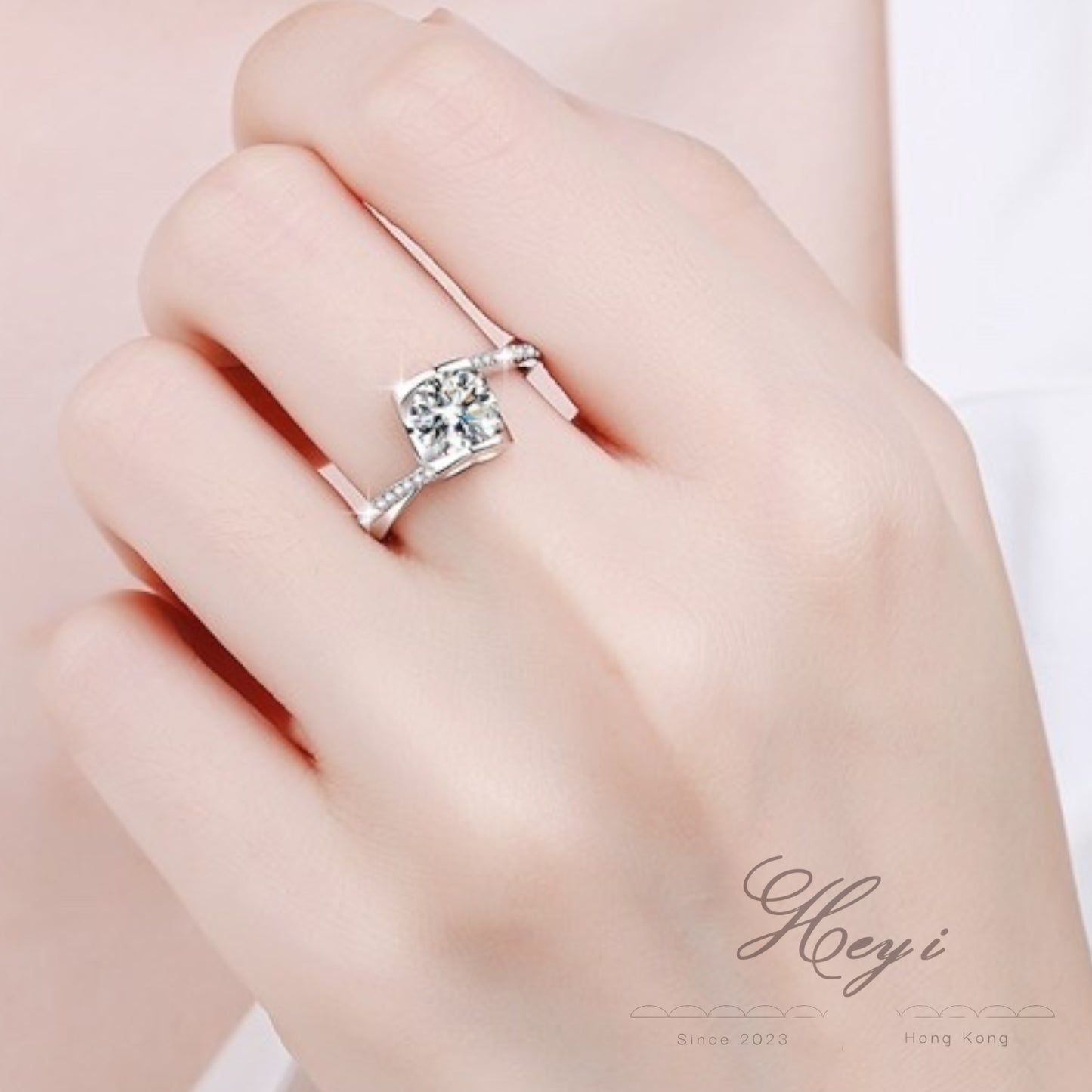 Moissanite Ring 1 & 2 Carat